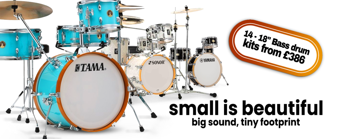 Drumshack -  Home page promotion, mobile (home)